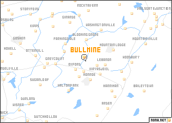 map of Bull Mine