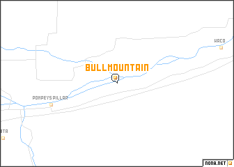 map of Bull Mountain