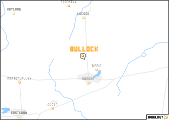 map of Bullock