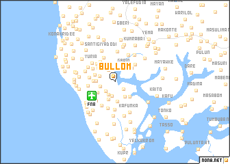 map of Bullom