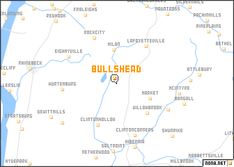 map of Bulls Head