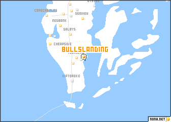 map of Bulls Landing