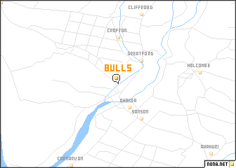 map of Bulls