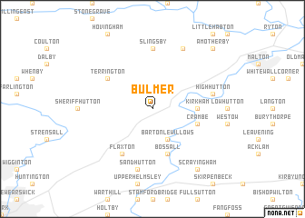 map of Bulmer