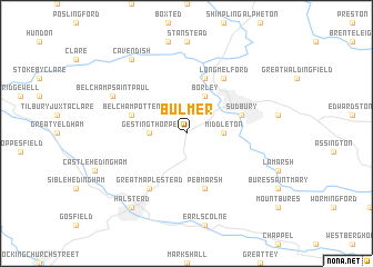 map of Bulmer