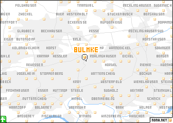 map of Bulmke