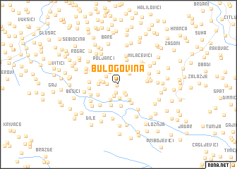 map of Bulogovina