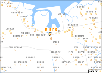 map of Bulok