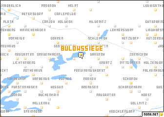 map of Bülowssiege