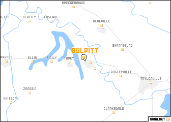 map of Bulpitt