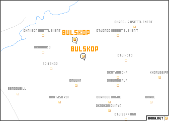 map of Bulskop