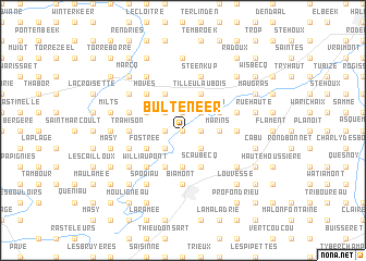 map of Bulteneer