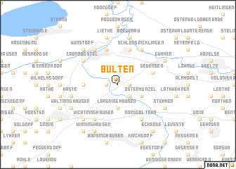 map of Bülten