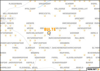 map of Bülte