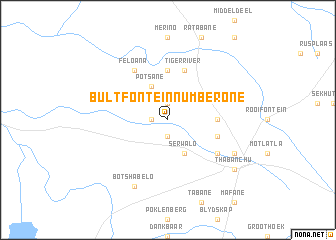 map of Bultfontein Number One