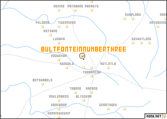 map of Bultfontein Number Three