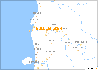 map of Bulucengkeh