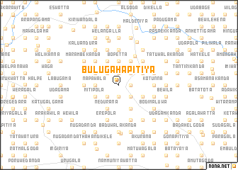 map of Bulugahapitiya