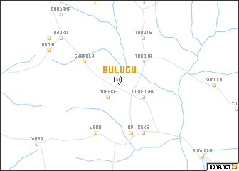 map of Bulugu