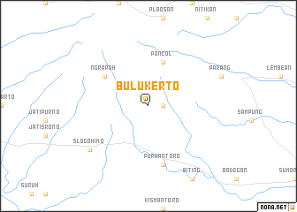 map of Bulukerto