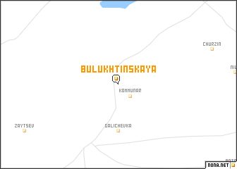 map of Bulukhtinskaya