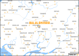 map of Bululaminaia