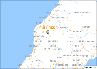 map of Bulungan
