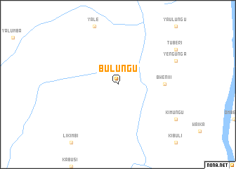 map of Bulungu