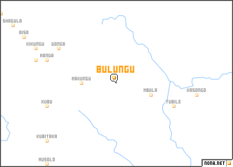 map of Bulungu
