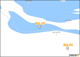 map of Bulun