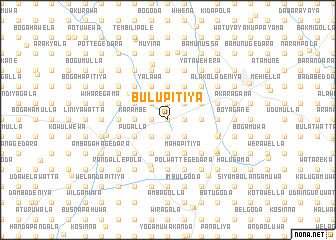 map of Bulupitiya