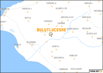 map of Bulutluçeşme