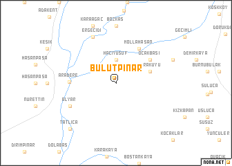 map of Bulutpınar