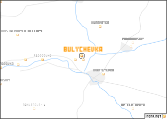 map of Bulychëvka