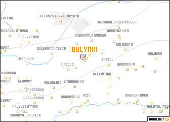 map of Bulynki