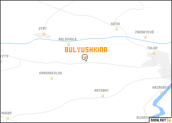 map of Bulyushkina