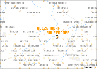 map of Bulzendorf