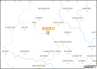 map of Bumazi