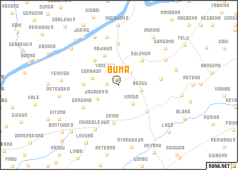 map of Buma