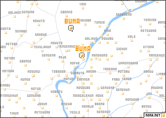 map of Buma