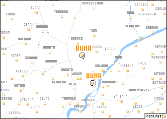 map of Buma