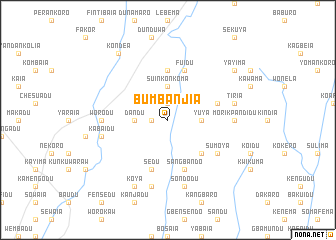 map of Bumbanjia