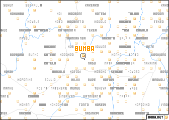 map of Bumba
