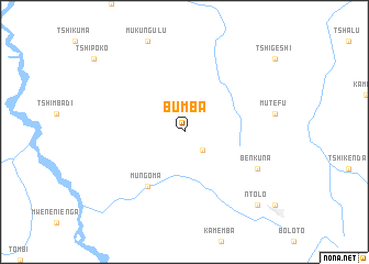 map of Bumba