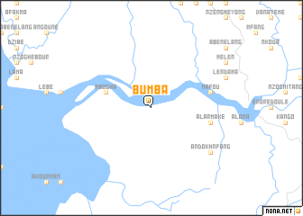 map of Bumba