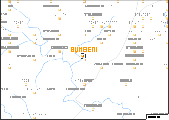 map of Bumbeni