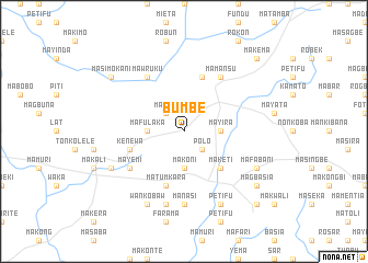 map of Bumbe