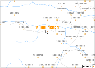 map of Bumbunkoro