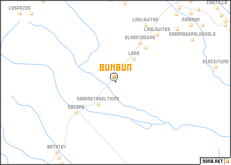 map of Bumbún