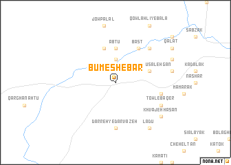 map of Būm-e Shebar